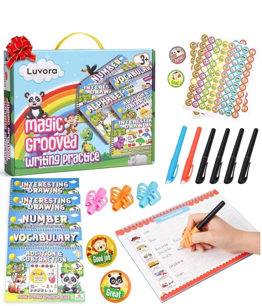 Magic Grooved Writing Practice Set for Kids - New